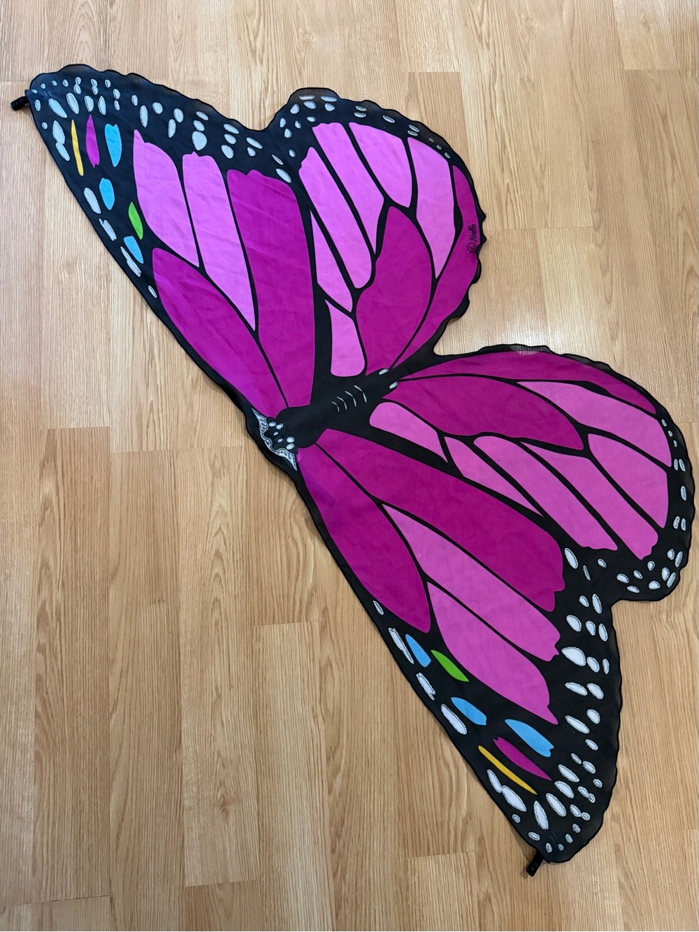 Dreamy Dress Up Magenta Monarch Butterfly Fairy Wing Adult 58”